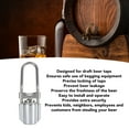 thumbnail image 3 of Beer Faucet Lock, Easy  Prevent Theft Leakage Proof Stainless Steel Safe Beer Tap Lock  for Homebrew Keg Equipment, 3 of 7
