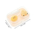 thumbnail image 3 of Unique Bargains 1 Set Contact Lens Case Contact Lens Container Contact Lens Carrier Puppy Style C 2.36"x1.65"x1.1" Orange, 3 of 5