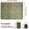 thumbnail image 2 of Kylebooker Poncho Liner Military Woobie Outdoor Camping Woobie Blanket for Travel, Beach, Grass, Picnic, Car Emergency, Outdoor, Survival, 2 of 17