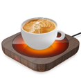 thumbnail image 1 of DOWILLDO Coffee Mug Warmers for Desk with 3 Temperature Settings, Smart Coffee Warmer Plate for Heating Milk, Tea, Hot Chocolate, and Candle(Wood), 1 of 7
