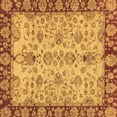 thumbnail image 1 of Ahgly Company Indoor Square Oriental Brown Traditional Area Rugs, 3' Square, 1 of 4