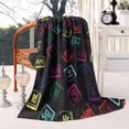 thumbnail image 2 of Math Equations Lab Diagrams Green Pattern Blanket,Comfortable Soft Flannel Throw Blanket,All Season,Warm Lightweight Blankets for Sofa Bed Couch Living Room Chair,50"x60", 2 of 4