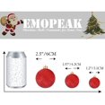 thumbnail image 4 of 24 mini bolas de Navidad, pequeñas bolas de Navidad irrompibles para árbol de Navidad (azul) solo un cubo Rojo Verde MX-0127225FYD, 4 of 5