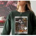 thumbnail image 6 of The Reader Tarot Card Sweatshirt - Reading Skeleton Witchy Sweater For Librarian, Book Lovers, 6 of 6