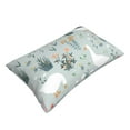 thumbnail image 3 of Naloa Goose and Doodle Flowers Pillowcase, Throw Pillowcase, Wrinkle-Free, Stain-Resistant with Hidden Zipper for Bedroom Sofa - 14"x20", 3 of 9