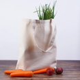 thumbnail image 4 of 2 uds bolsas de mano multiusos reutilizables bolsas de lona en blanco uso para bolsas de compras de comestibles, bolsas de regalo DIY, 4 of 5