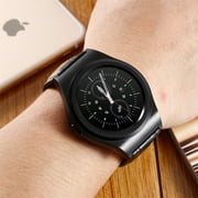 Bluet ooth Wir eless Smart Watch 1.3 inches Round Tou ch Sc reen Water Resistant Bluet ooth Smartwatch Phone