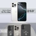 thumbnail image 2 of JETech Liquid Silicone Case for iPhone 16 Pro Max 6.9-Inch, Silky Soft Touch Full-Body Protective Phone Case, Anti-Scratch Shockproof Cover with Microfiber Lining (White), 2 of 6