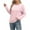 #H-Pink, variant on GuangCheng Womens Solid Long Sleeve Tops Round Neck Knitted Warm Pullover Sweater Blouses