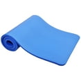 thumbnail image 2 of BalanceFrom GoCloud 71x24 Inches Extra Thick Yoga Mat 1-Inch High-Density Foam, Blue, 2 of 6