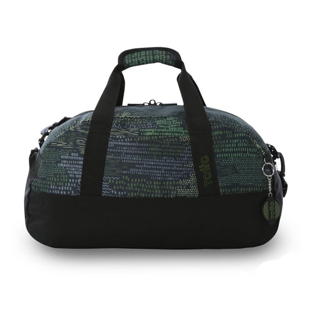 TOTTO Maleta Deportiva - Bolsa de Viaje | Chica | con Asa y Correa de Hombro Removible ACTIVE S negro CH
