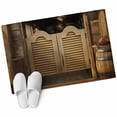 thumbnail image 2 of Western Pubs 2'x3' Washable Rug, Vintage Cowboy Countryside Retro Non-Slip Soft Doormat Area Rugs for Entrance Bathroom Bedsides, StainResistant Carpet for Kitchen Bedroom, Entryway Floor Mat, 2 of 9
