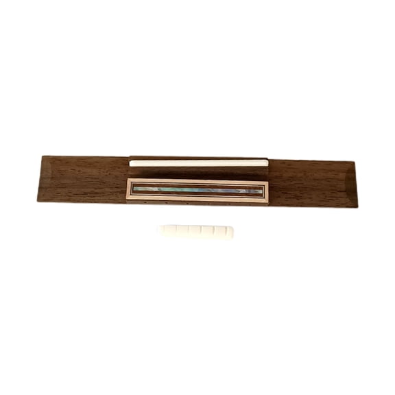 Aellinatey Classical Guitar Bridge with Nut Saddles 6 String Rosewood Guitar Bridge