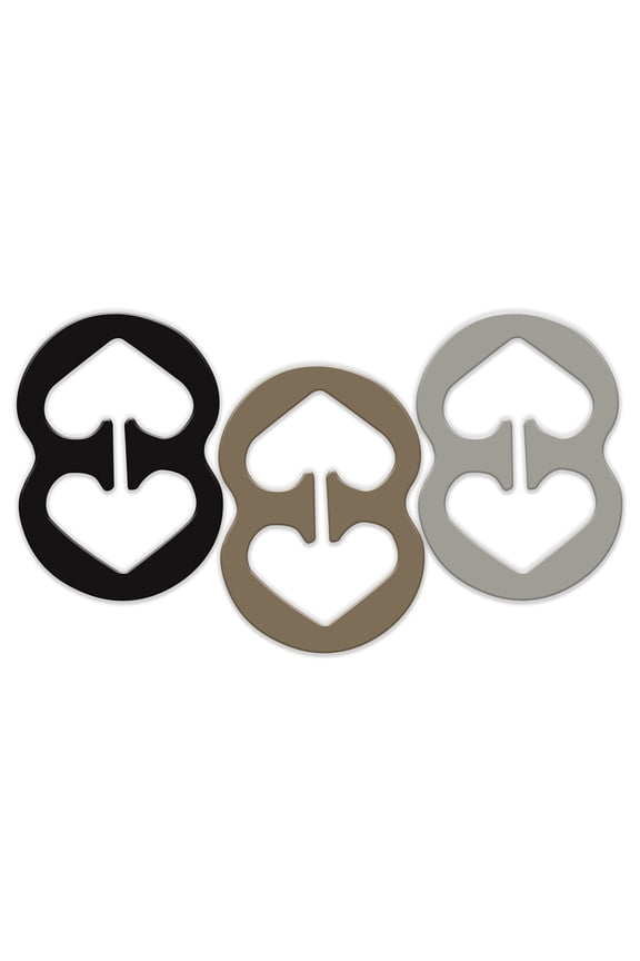 3 Piece Bra Strap Clips Conceal Bra Straps Cleavage Control Clips | RaZor Clips