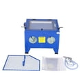 thumbnail image 3 of Bench Top Portable Sand Blaster Cabinet Kit 25gallon,sanblasting cabinet 80psi,, 3 of 12