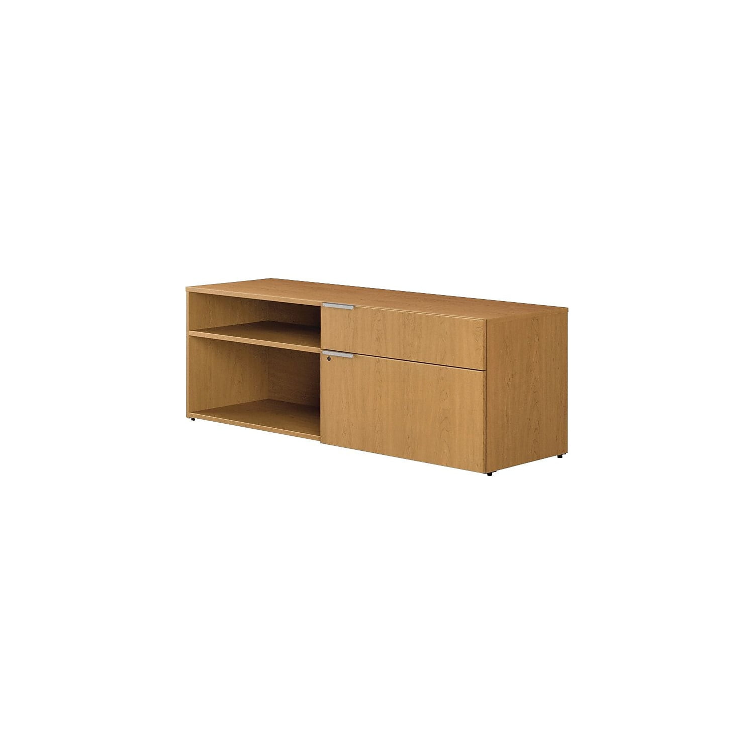 HON VOI Low Credenza with Right Drawers 1 Box 1 Lateral Harvest