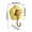Yellow, variant on Ycandiee Suction Cup Hooks, Flower-Shaped Powerful Vacuum Suction Cup Hooks, Reusable Wall Hangers for Bathroom, Kitchen and Toilet