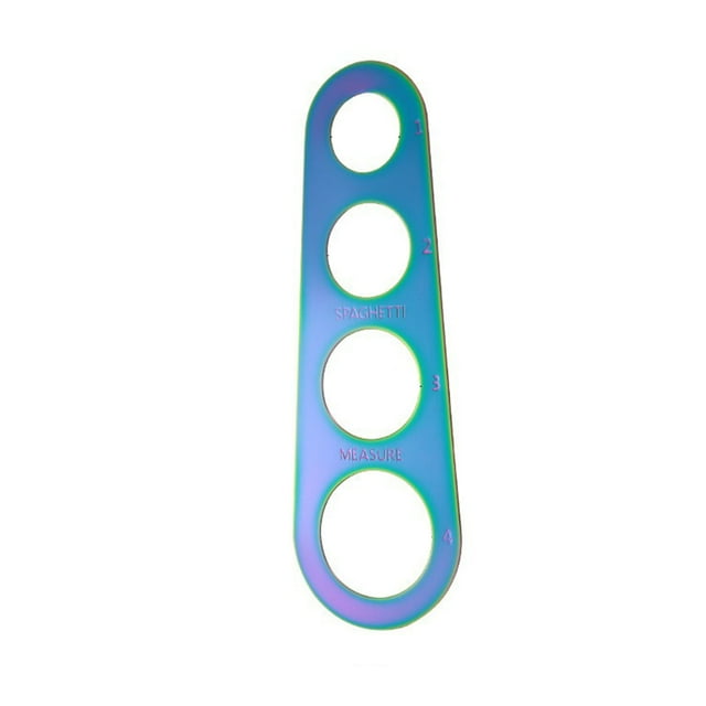MYG Stainless Steel Spaghetti Measurer Ruler Cook Pasta Noodle Measuring Tool