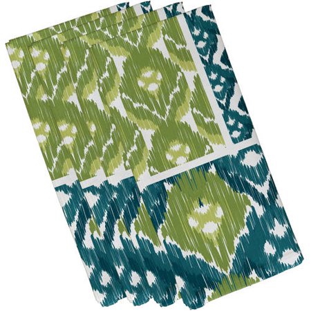 Simply Daisy 19  x 19  Free Spirit Geometric Print Napkins  Set of 4