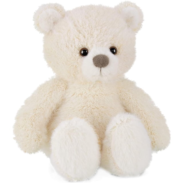 Oso de peluche Bearington Tucker, color blanco roto, 28 cm