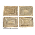 thumbnail image 3 of DecMode Rectangular Natural Banana Leaf Wicker & Seagrass Placemats, Set of 4: 20” x .5” Each, 3 of 3