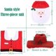 thumbnail image 3 of 3 uds. Funda para asiento de inodoro para fiesta de Navidad, alfombrilla para el suelo, caja de pañuelos para tanque, juego de funda para decoración de baño navideña B brillar  Electrónica, 3 of 5
