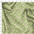 thumbnail image 4 of Soimoi Minky Green Fabric By the Yard - 56 Inch Wide - Leaves Pattern Fabric - Botanical and Elegant Designs for Various Uses Printed Fabric, 4 of 6