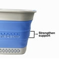 thumbnail image 5 of SAMMART 40L (10.5 Gallon) Collapsible Plastic Laundry Basket - Foldable Pop Up Storage Container/Organizer - Portable Laundry Hamper - Space Saving, 5 of 6