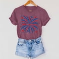 thumbnail image 6 of Vetsdori Womens USA Years Anniversary T Shirts Fourth of July Red White and Blue Pullover American Flag Independence Day,Summer Short Sleeve Crew Neck Fashion Shirts for Women Casual, 6 of 7