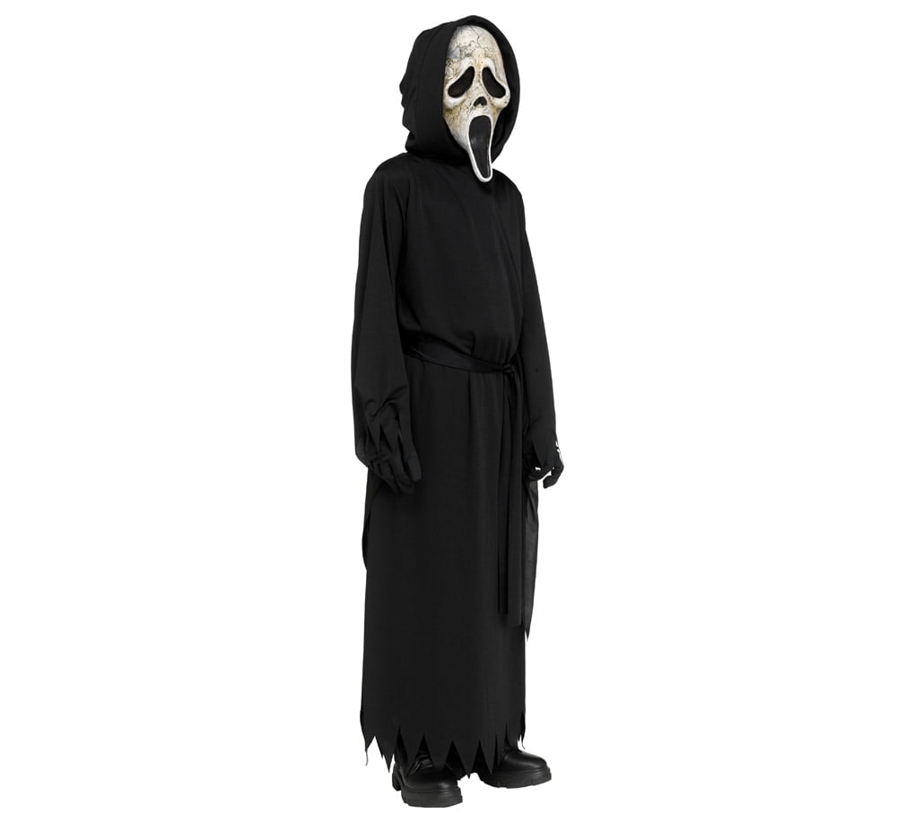 Aged Ghostface Halloween Costume for Children, 2-Piece, Boys' Size M (8), by Fun World