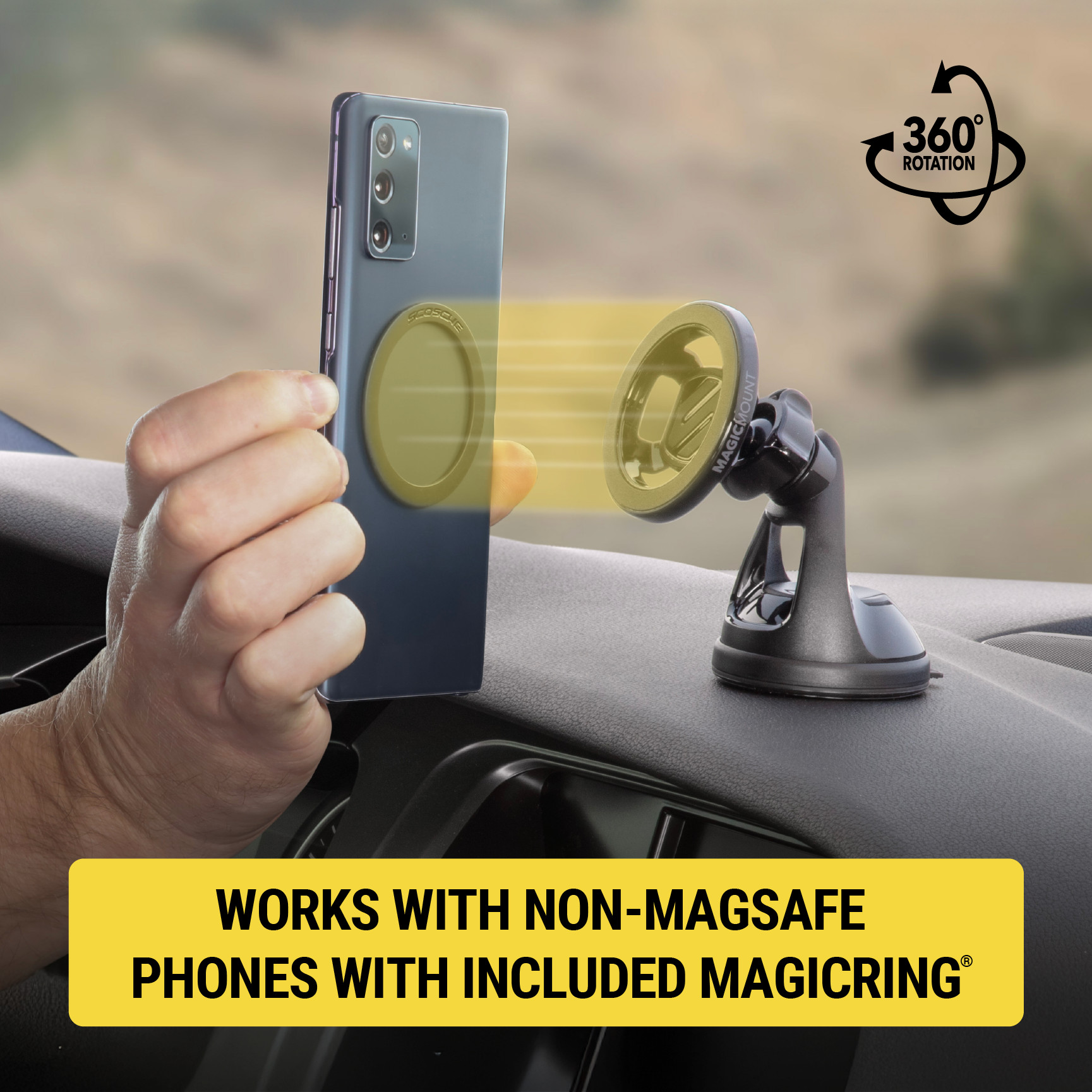 Scosche MagicMount MagSafe Suction Cup Car Mount photo 5