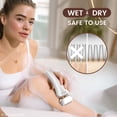 thumbnail image 3 of PRITECH Electric Razor for Women, Cordless Electric Shavers, Wet & Dry Waterproof Lady Razors for Legs, Arms, Underarms, Bikini (Gold), 3 of 7