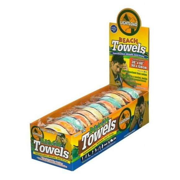 Lightload Beach Towels - 12 Pack