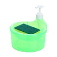 thumbnail image 4 of Soap Dispenser and Scrubber Holder Kitchen Soap Dispenser for Kitchen Hotel Green, 4 of 8