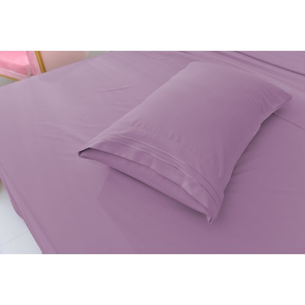 Deluxe2000 Series Soft Bamboo Derived Rayon Sheet SetsQueen Lavender