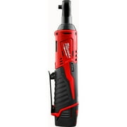 Milwaukee M12 1/4 12V Cordless Ratchet Kit 2456-21 with 1.5Ah Battery, Charger, Carrying Case