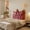 B, variant on Velvet Embroidered Tufted Cushion for Headboard Sofa and Window Seat Backrest Support