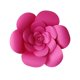 thumbnail image 1 of FELTECHELECTR 1 pieza de 20 cm de flores de papel 3D para decoración de pared, ideal para fiestas, hogar, bodas, etc. (Rosa rojo), 1 of 7