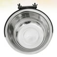 thumbnail image 5 of Oraceous Stainless Steel Feeding Bowls, Cage Hanging Bowl, Cat Water Bowls with Clamp Holder, 150ml, Bowl for Kennel Crate Playpen ( Silver ), 5 of 11