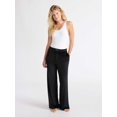thumbnail image 3 of Joyspun Women's Velour Wide-Leg Sleep Pants, Size XS-3X, 3 of 6