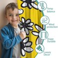 thumbnail image 3 of Blackout Kids Curtains,Yellow Daisy Flower Pattern Childrens Insulated Curtains Set Of 2,Bedroom Essentials,Toddler Room Decor 42"x84", 3 of 5