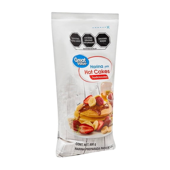 Harina para hot cakes Great Value tradicionales 800 g