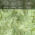 thumbnail image 6 of Cloth Napkins Set of 4 - 20x20 Inches, Vintage Green Washable Reusable Table Napkins, Retro Botanical Abstract Art Soft & Absortbent Dining Napkin for Party Wedding Hotel Restaurant, 6 of 8