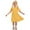 Yellow, variant on Pounoo New Girls Dresses 10-12 Cute Print Short Sleeve Casual Dresses Round Neck Knee Length Dress Breathable Dresses For Kids Girls