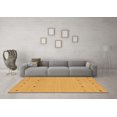 thumbnail image 3 of Ahgly Company Indoor Round Solid Brown Modern Area Rugs, 6' Round, 3 of 4
