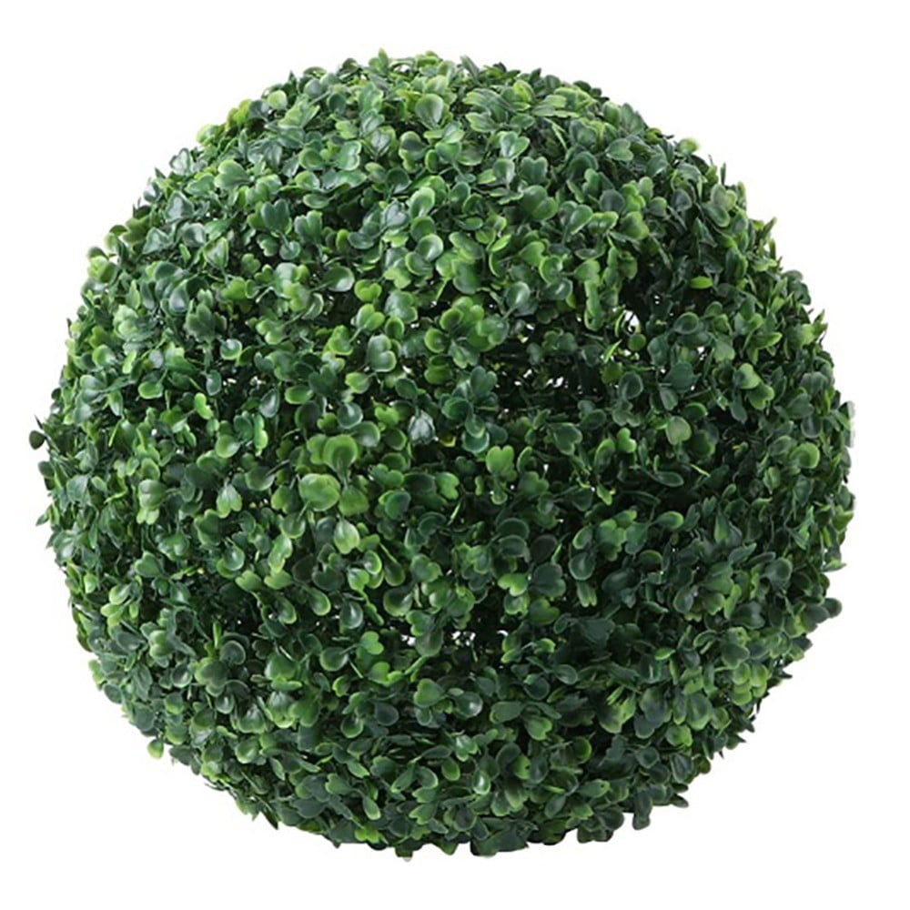 14 Inch Artificial Plant Topiary Balls Outdoor Round Boxwood Balls