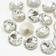 thumbnail image 1 of Pointed Back Glass Rhinestone Cabochons Rivoli Rhinestone Back Plated Faceted Cone Crystal 6x3mm, 1 of 2