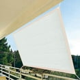 Qocolhg Sun Shade Sail 6.6*6.6ft Heavy Duty UV Protection Beach Shade ...