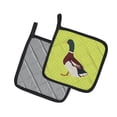 thumbnail image 2 of Caroline's Treasures Rouen Duck Green Pair of Pot Holders, 2 of 3