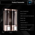 thumbnail image 3 of Amdohai Manual Dispenser Wall Mount Double Liquid Shampoo Shower, 3 of 7